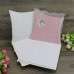 White Invitation Card Elegant Wedding Invitation Square Card Customized 
